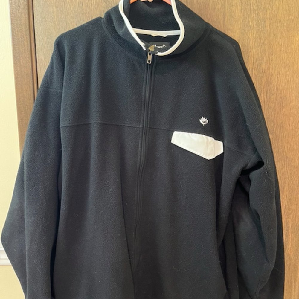 Magenta Skateboards Black Zip-up Fleece (large)
